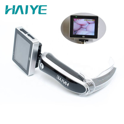 Entübasyon için Plastik Metal Video Yardımlı Laringoskop 3 İnç LCD