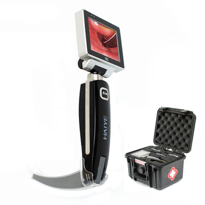 Entübasyon için 3'' LCD Tek Kullanımlık Sert Video Laringoskop
