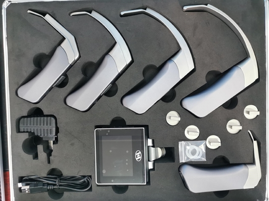 Yeniden Kullanılabilir Bıçak 5 Boyutlu Optik Video Kılavuzlu Laringoskop USB Çıkışı
