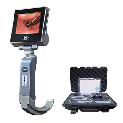 Kör Nokta Yok Suya Dayanıklı Optik Laringoskop Havayolu Entübasyonu 3400mA 3.0 İnç LCD Ekran