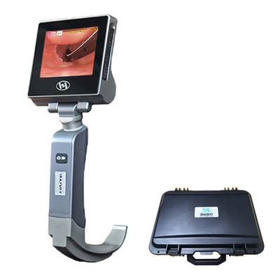 Kör Nokta Yok Suya Dayanıklı Optik Laringoskop Havayolu Entübasyonu 3400mA 3.0 İnç LCD Ekran