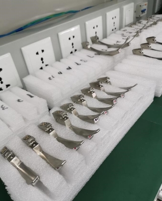 Dijital Kamera Sistemi Usb Şarj Pediatrik Video Laringoskop Çift Sis Önleyici